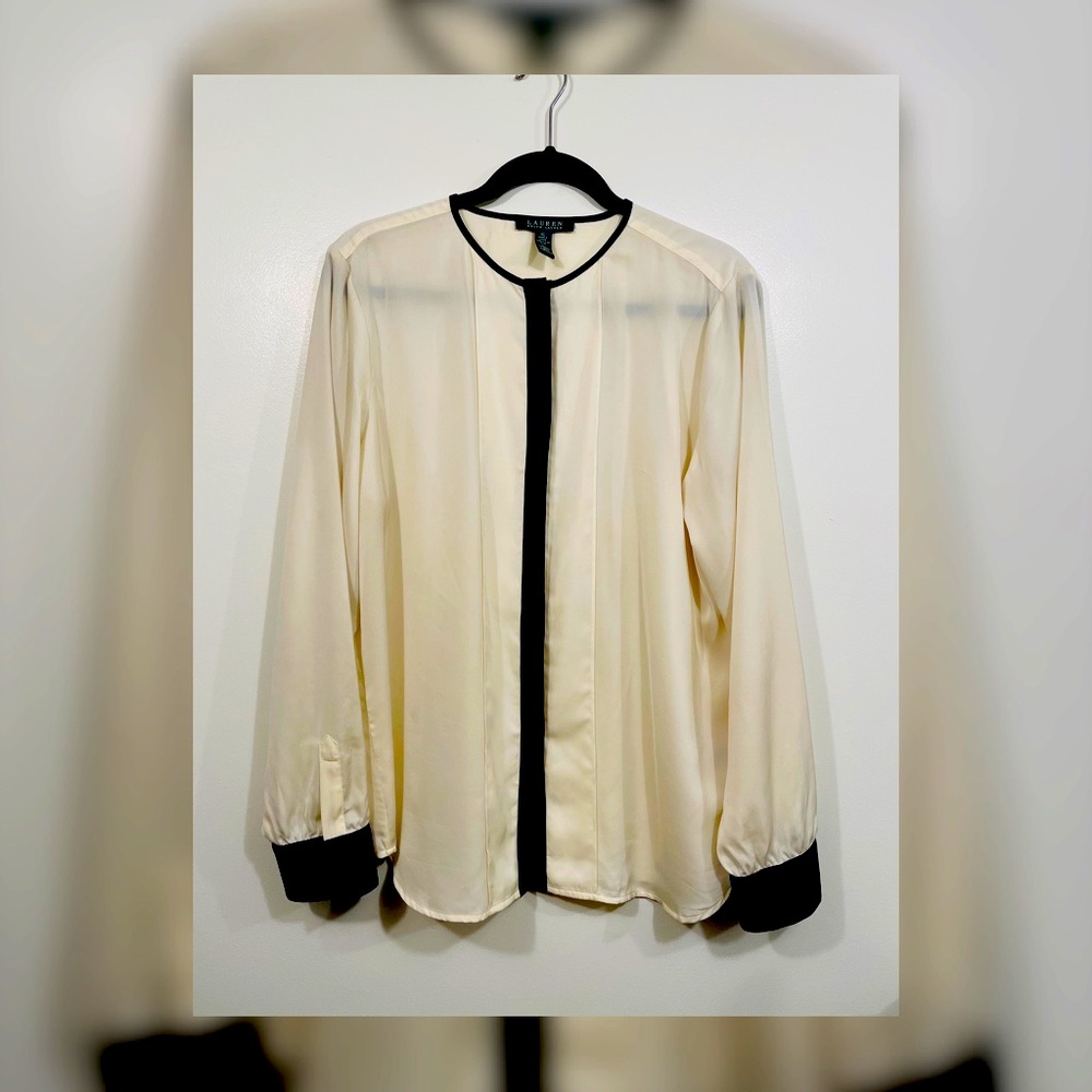 Ralph Lauren Tuxedo Blouse